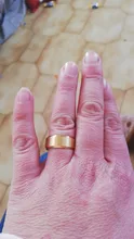Anillo de titanio negro y oro para hombre o mujer, bisutería sencilla y Lisa, antialergia, 3 modelos, regalo para parejas