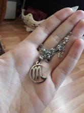 Rinhoo-collar de acero inoxidable con signo del zodiaco y Estrella, colgante de 12 Constelaciones, cadena de oro para mujeres y hombres, regalo de joyería