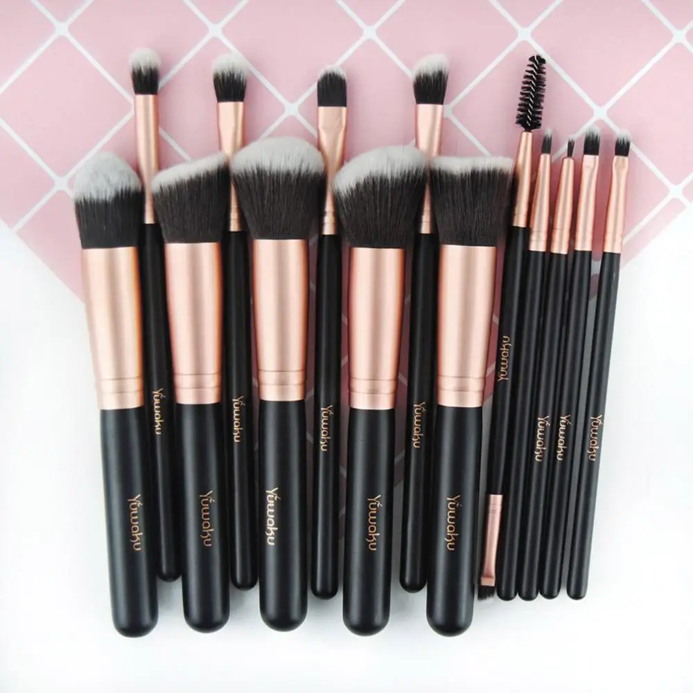 Makeup Brushes Set 14 Pieces Foundation Eye Shadow Blending Eyebrow Eyeliner Eyelash Brush For Makeup Cosmetic Beauty Tool Kit
Makeup Brushes Set 14 Pieces Foundation Eye Shadow Blending Eyebrow Eyeliner Eyelash Brush For Makeup Cosmetic Beauty Tool Kit