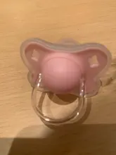 Chupete de silicona para bebé con tapa y forma de mariposa, tetina redonda y plana, para dormir, suministros para morder masticar