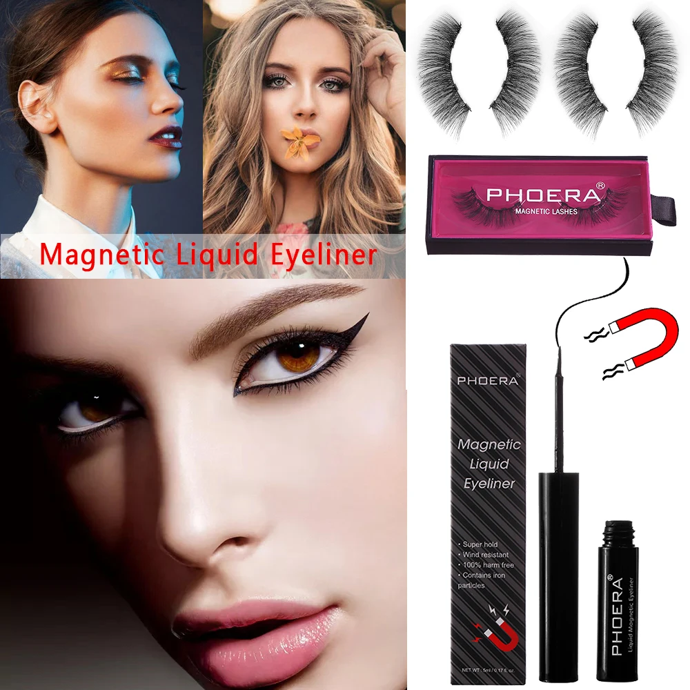PHOERA Magnetic Liquid Eyeliner Magnetic Liquid Eyeliner Eye Makeup Tool Five-Magnetic False Eyelashes 3D False Eyelashes
PHOERA Magnetic Liquid Eyeliner Magnetic Liquid Eyeliner Eye Makeup Tool Five-Magnetic False Eyelashes 3D False Eyelashes