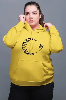 Angemiel Wear Republic of Turkey Moon Star Yellow Women 'S Hooded Sweatshirt 
Angemiel Wear Republic of Turkey Moon Star Yellow Women 'S Hooded Sweatshirt