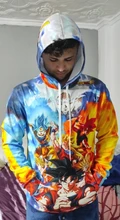 Sudadera con capucha para hombre y mujer, prenda deportiva de manga larga con estampado 3D de cómic y Goku, ropa de calle para niños y niñas