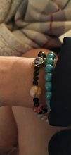 Pulsera ajustable con sistema Solar de piedra Natural, pulsera con cuentas de galaxia del universo, ocho planetas, regalo para novia