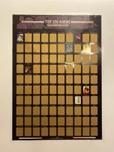 Póster de Anime para decoración del hogar, lista de cubo de Anime Premium y artisticos, gran regalo para los fanáticos del Anime, 100