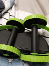 Rodillo doble AB de resistencia para hombre y mujer, cuerda de tracción, rodillo de rueda ABS, entrenador muscular de Fitness, equipo de Fitness para entrenamiento de gimnasio