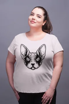 Angemiel Wear Sifenks White Women Cotton Large Size T-Shirt
Angemiel Wear Sifenks White Women Cotton Large Size T-Shirt