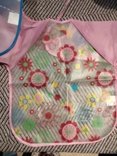 Delantal de manga larga con dibujos animados para bebé, Baberos para comer, ropa para pintar, accesorios infantiles