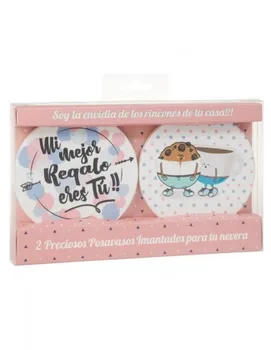 ▷ SET 2 imantated coasters with message
▷ SET 2 imantated coasters with message