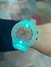 UTHAI-Reloj de pulsera CQ82 para niños y niñas, cronógrafo luminoso con correa de silicona y dibujos animados