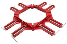 Clip de ángulo recto, multifunción, 90 grados, marco de imagen, abrazadera esquinera, 100 mm, esquinero, carpintería, 4 unidades