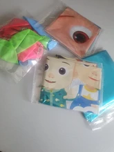 Cocomelon-Bandera de cumpleaños para niños, decoración de fiesta, accesorios de fotografía