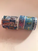 Tienda adorable de papel pintado a mano de pegatinas de Material