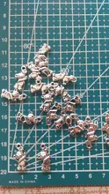 20 piezas de dijes oso flores 19x9mm Color plata tibetana colgantes joyería antigua fabricación artesanal DIY