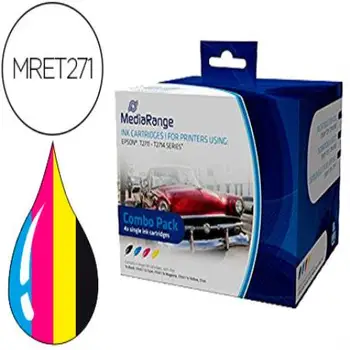 Ink-jet mediarange compatible epson t2711/t2714 4-pack multipack black/yellow/cyan/magenta 151123-MRET271
Ink-jet mediarange compatible epson t2711/t2714 4-pack multipack black/yellow/cyan/magenta 151123-MRET271