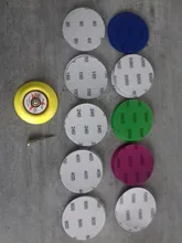 Surtido de lijas en seco y húmedo, disco de lijadora de arena 80-7000, 3 pulgadas, 75mm, con gancho y almohadilla de lijado de bucle para madera, 50 Uds.
