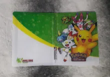 Soporte de 80 Uds. Para álbumes para juguetes de dibujos animados, juego de colección, cartas de Pokemon, álbum, tapa de libro para regalo para niños