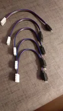 Tira de luces LED RGB, Cable de extensión de 15cm, 4 pines, 5050, 3528, extensión de la tira led, Clip de Cables, venta al por mayor y envío directo, 5 uds.