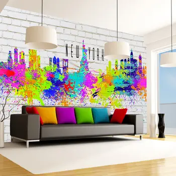 New York Wall mural-colors-250x175 cm
New York Wall mural-colors-250x175 cm