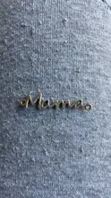 WYSIWYG 20pcs 37x8mm palabra mamá conector colgantes joyería mamá conector colgantes encanto mamá conector