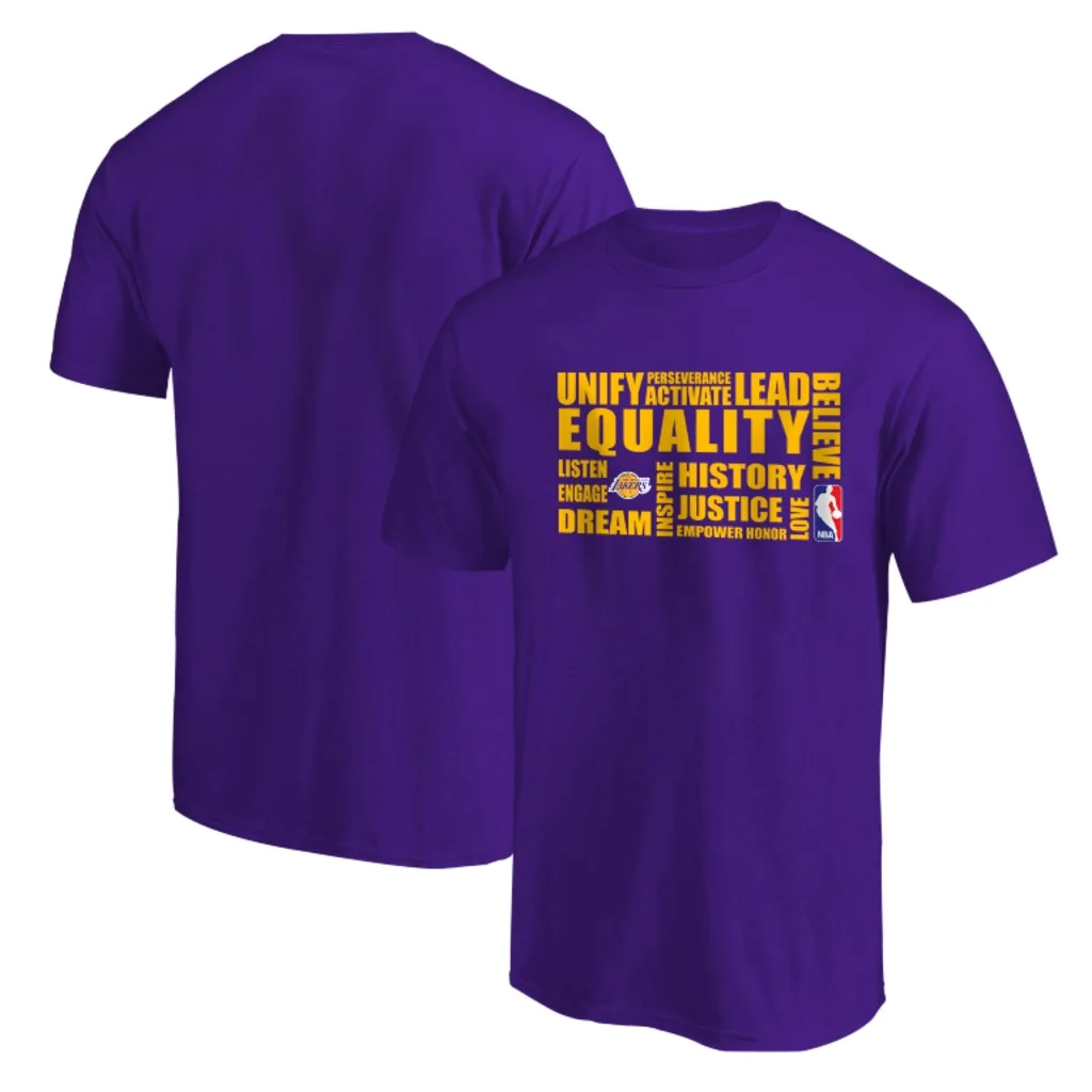 Nba Basketball EQUALITY L.A. Lakers Tshirt 
Nba Basketball EQUALITY L.A. Lakers Tshirt