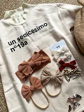 Warmom bebé niñas Bowknot diadema de nailon recién nacido elástica dulces sombreros de Color de pelo anillo niño niños pelo regalo de anillo