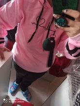 Chándal con capucha para mujer, conjunto de 2 piezas, sudaderas y pantalones negros, trajes informales con estampado romántico, otoño y primavera