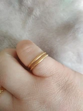 Anillo de oro euroamericano para mujer, anillos de acero inoxidable, anillos abiertos para mujer, joyería de cadena de acero inoxidable