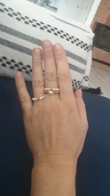 Momiji-Anillo de perlas ovaladas para mujer, elástico ajustable, cuentas de perlas con acero inoxidable, regalos de joyería