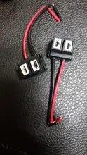 2 uds. De arnés de cableado H7 para coche conector de cable eléctrico de 2 pines, conectores de automóviles, adaptadores para lámpara de coche HID