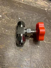 Ball-Valve Pipe Needle-Type Plastic-Handle High-Pressure 10mm 12mm 8mm Metal 6mm 1pcs