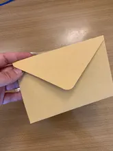 10 unids/lote en blanco sobre de papel Kraft para boda fiesta mensaje tarjeta postal bolsa de tarjetas rojo Retro sobres