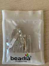 10 unids/lote 15 20 25 30 35 mm broche de Clip pines alfileres de seguridad broche ajustes en blanco Base para la fabricación de la joyería DIY suministros