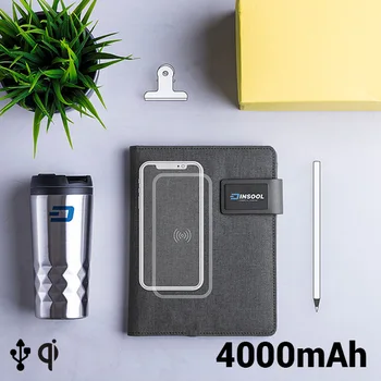 Notepad with Power Bank 4000 mAh 16 GB (20 sheets) 146025 
Notepad with Power Bank 4000 mAh 16 GB (20 sheets) 146025