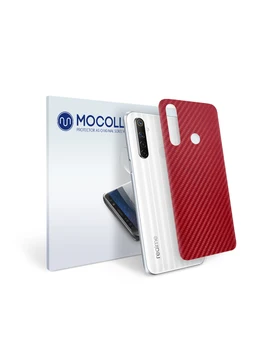 Protective film mocoll for rear panel realme X50 5g carbon Red 
Protective film mocoll for rear panel realme X50 5g carbon Red