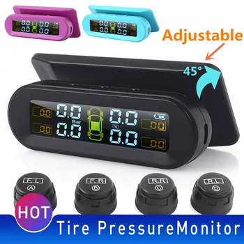 Wireless TPMS Tire Pressure Monitoring System mit 4 Externe Sensor Auto Reifen Druck Sensor Alarm Solar USB Ladung Windschutzsch
Wireless TPMS Tire Pressure Monitoring System mit 4 Externe Sensor Auto Reifen Druck Sensor Alarm Solar USB Ladung Windschutzsch