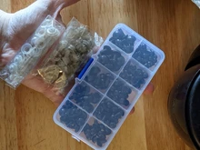 1 caja para juguetes, suministros DIY, accesorios de ojos, accesorios de muñeca de ojo negro, plástico de seguridad de 6mm, 8mm, 9mm, 10mm, 12mm, multiusos