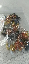 50 unids/lote 5x14mm 6x17mm 8x20mm 7 colores colgantes plateados broches conectores cuentas de cobre cuentas de bola hallazgos de joyería