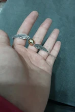 SUMENG-pulsera de bolsillo de Snitch Dorada para hombre y mujer, de moda, alas de tono Retro Vintage, regalo al por mayor, novedad de 2021