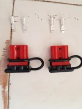 Charge-Plug Connectors Cables Battery Connect-Disconnect-Winch Trailer-Pair Electrical-Power