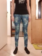 LETSFIND-mallas deportivas de talla grande para mujer, pantalón entero súper suave con estampado de seda de leche, cintura alta, elástico, cómodo