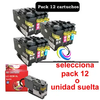 To Brother LC-3239, LC3239 Pack 12 or black COMPATIBLE with HL-J6000DW, HL-J6100DW, MFC-J5945DW, MFC-J6945DW, MFC-J6947DW
To Brother LC-3239, LC3239 Pack 12 or black COMPATIBLE with HL-J6000DW, HL-J6100DW, MFC-J5945DW, MFC-J6945DW, MFC-J6947DW