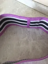 KoKossi-banda de Yoga antideslizante para gimnasio, banda de goma de la aptitud para ejercicio, trenzada, elástica, resistente al levantamiento de cadera