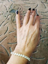 Pulsera de oro rosa de Color plateado para mujer, colgante de corazón de cristal, pulsera de mujer, joyería fina de Boda nupcial, regalo