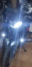 Faro LED para motocicleta, Luz antiniebla de 12v, L6X, para BMW, Suzuki, soportes delanteros, luz de paso