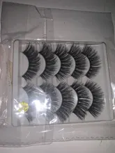 Pestañas postizas hechas a mano 3D, pelo suave de visón, extensión de pestañas postizas, maquillaje largo Natural, 5 pares, suministros de herramientas