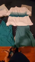 PatPat-Conjuntos de algodón de 100% turquesa a juego para la familia, vestidos sin mangas, monos, Tops, apariencia familiar, novedad de verano de 2021