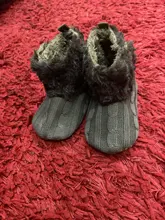 Botas de nieve para primeros pasos para bebé, zapatos de lana tejida de croché para niño y niña, Invierno 2021