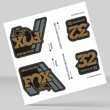 PEGATINAS STICKERS FORK HORQUILLA FOX 32 FACTORY 2018 DECALS ADHESIVO VINILO MARRON GRIS NEGRO
PEGATINAS STICKERS FORK HORQUILLA FOX 32 FACTORY 2018 DECALS ADHESIVO VINILO MARRON GRIS NEGRO