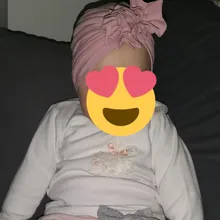 Sombrero de flores a rayas para niñas pequeñas, turbante anudado gorra tejida para niños, gorro utilería para fotos, regalos, 1 Uds.